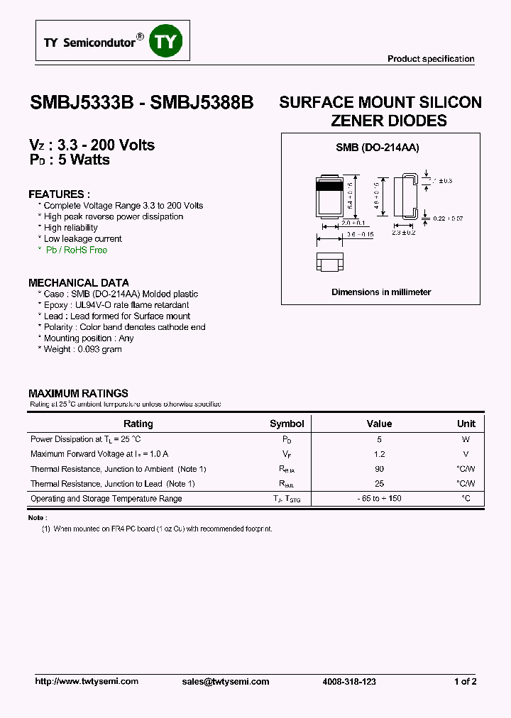 SMBJ5335B_8138387.PDF Datasheet