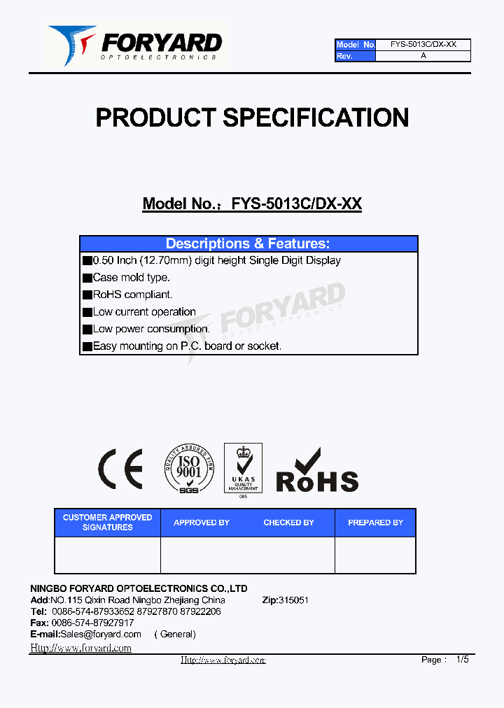 FYS-5013DX-00_8138648.PDF Datasheet