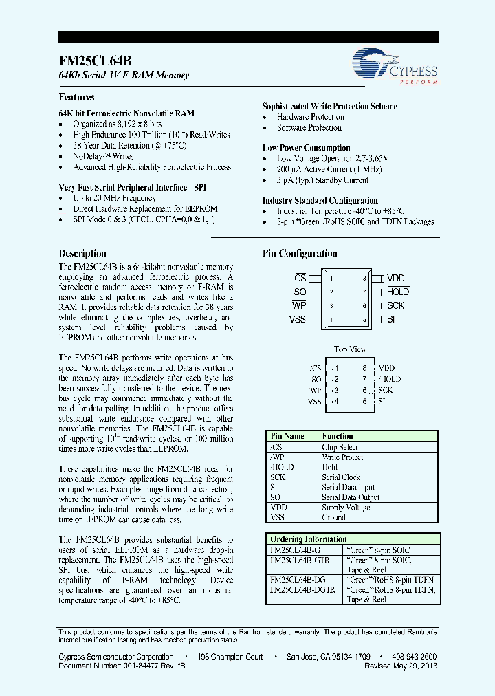 FM25CL64B-13_8138834.PDF Datasheet