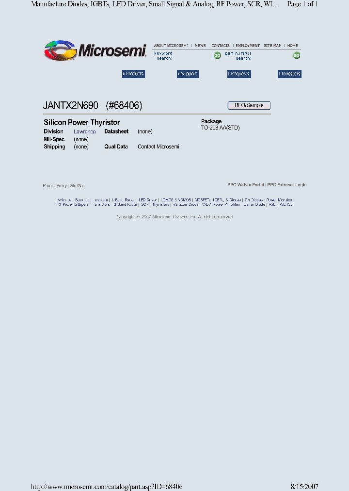 JANTX2N690_8139578.PDF Datasheet