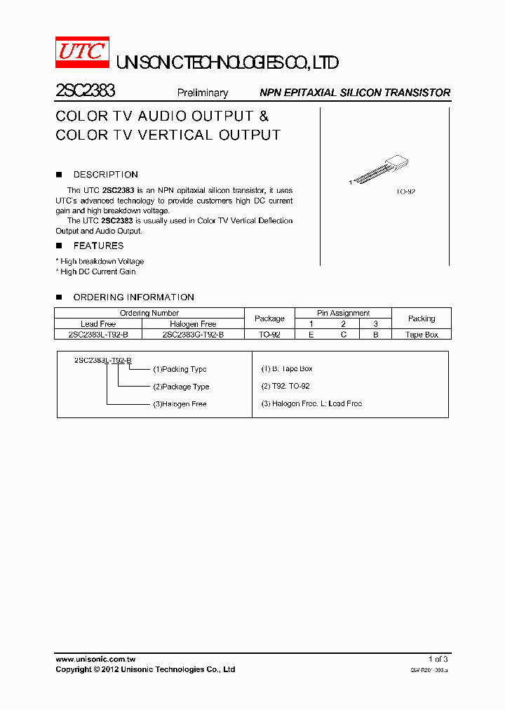 2SC2383_8141371.PDF Datasheet