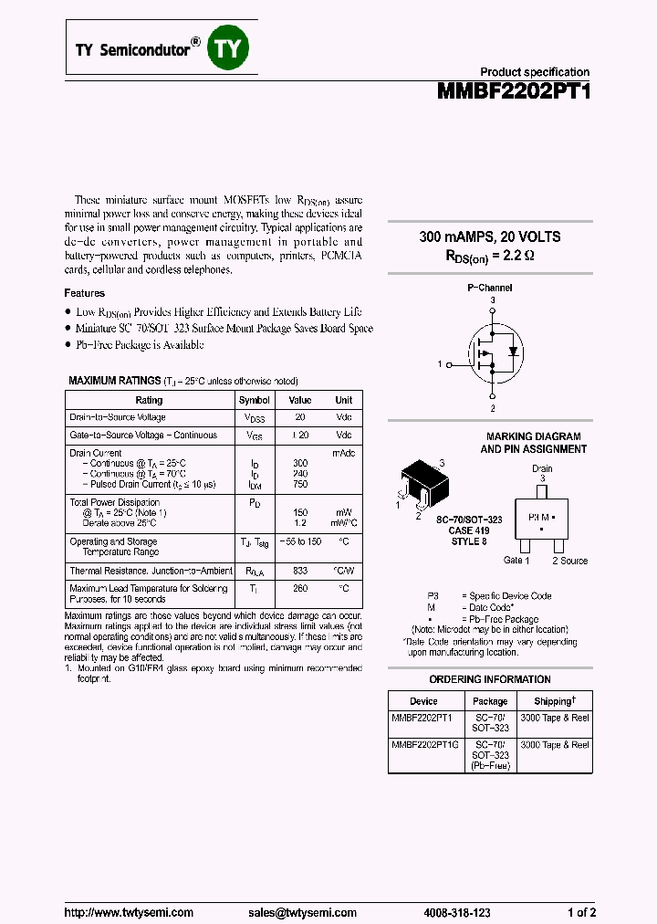 MMBF2202PT1G_8141934.PDF Datasheet