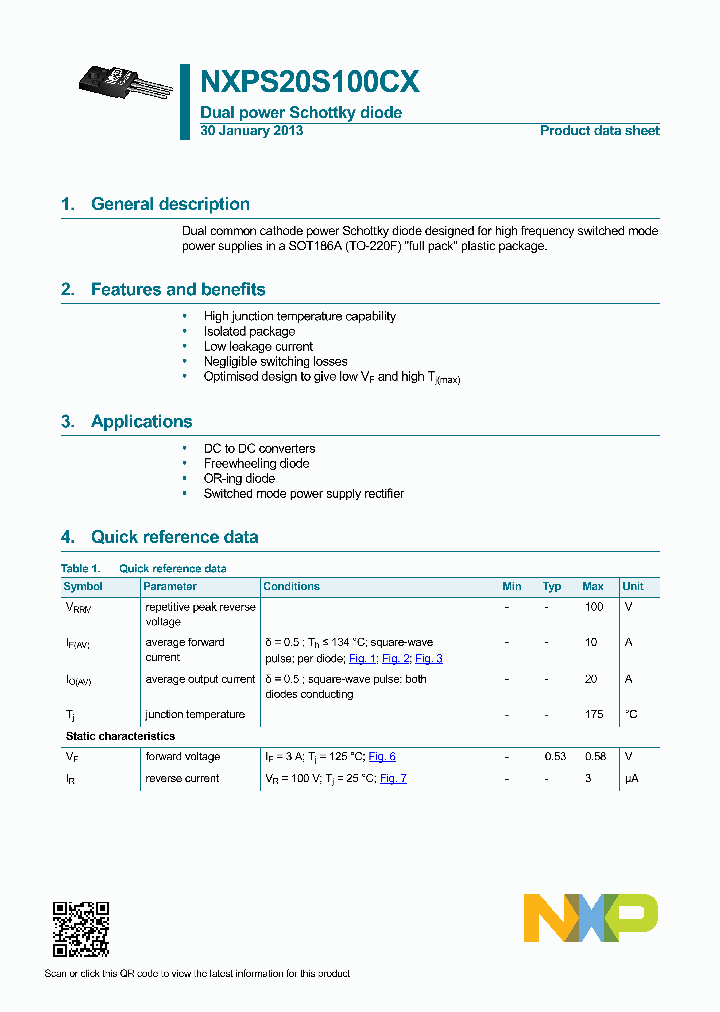 NXPS20S100CX_8142859.PDF Datasheet