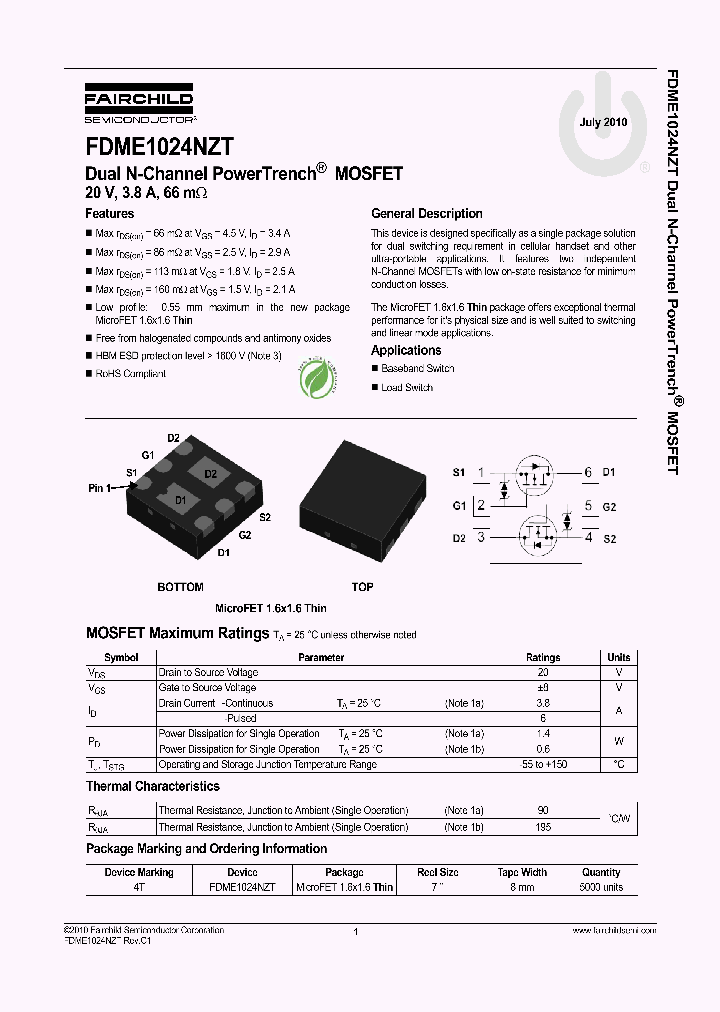FDME1024NZT_8143529.PDF Datasheet