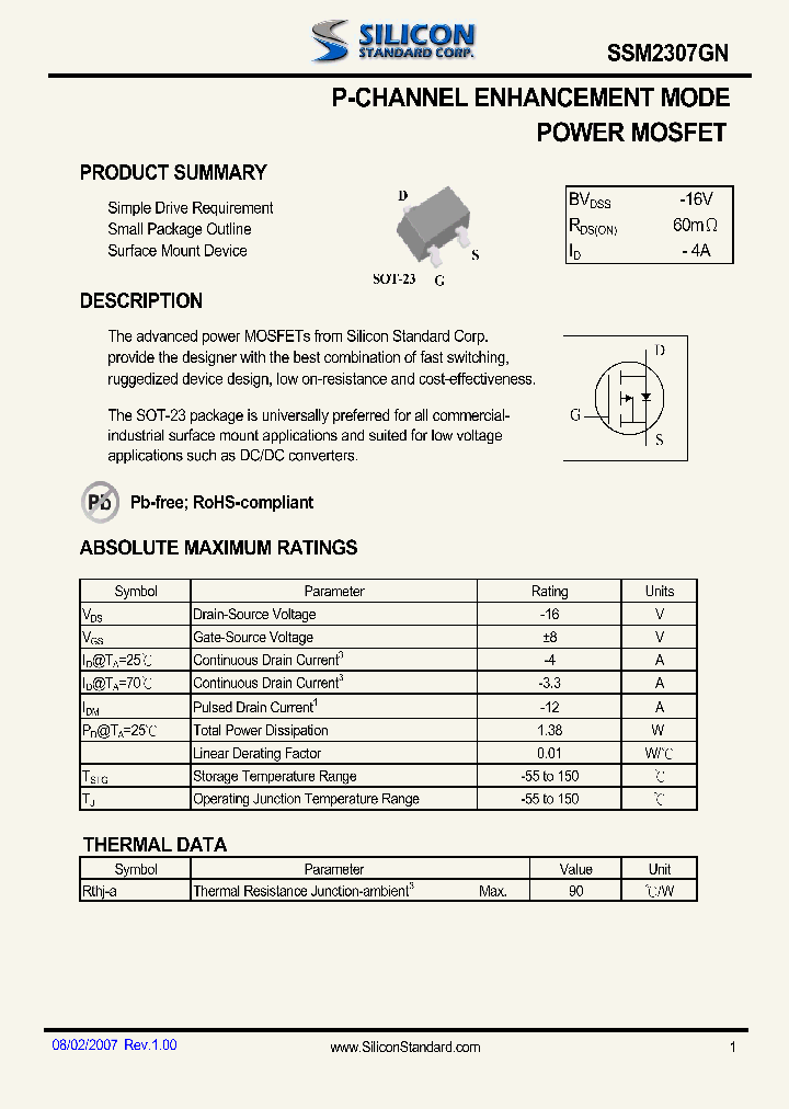 SSM2307GN_8143784.PDF Datasheet