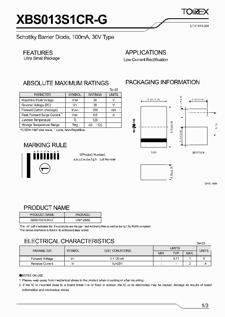 XBS013S1CR-G_8144355.PDF Datasheet