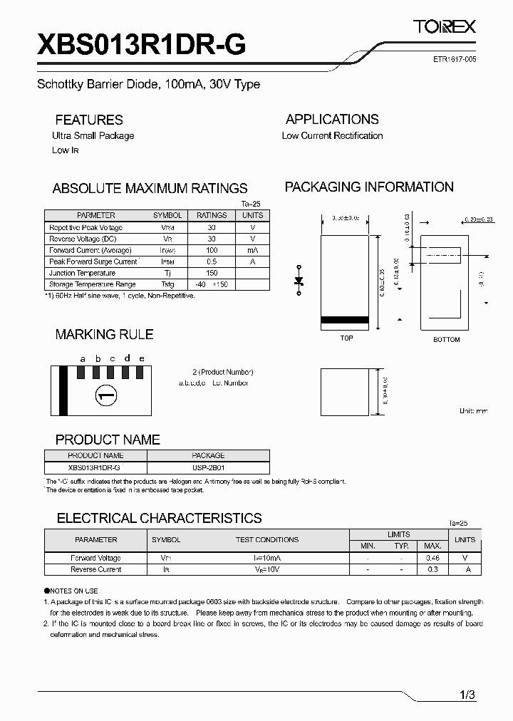 XBS013R1DR-G_8144344.PDF Datasheet