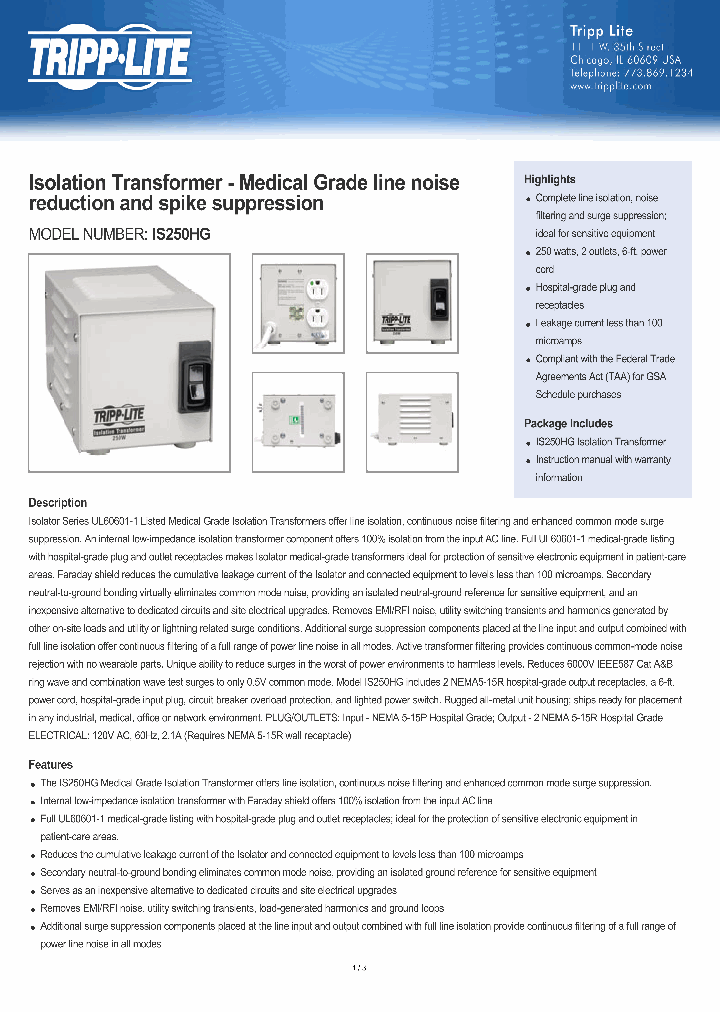 IS250HG_8144916.PDF Datasheet
