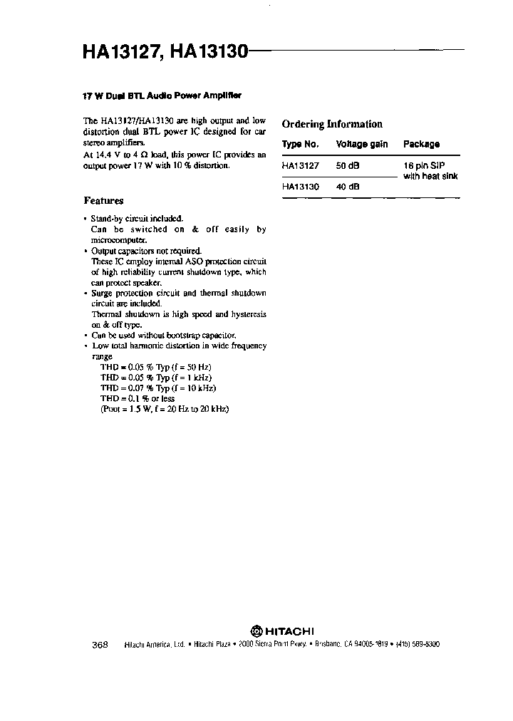 HA13130_8145022.PDF Datasheet