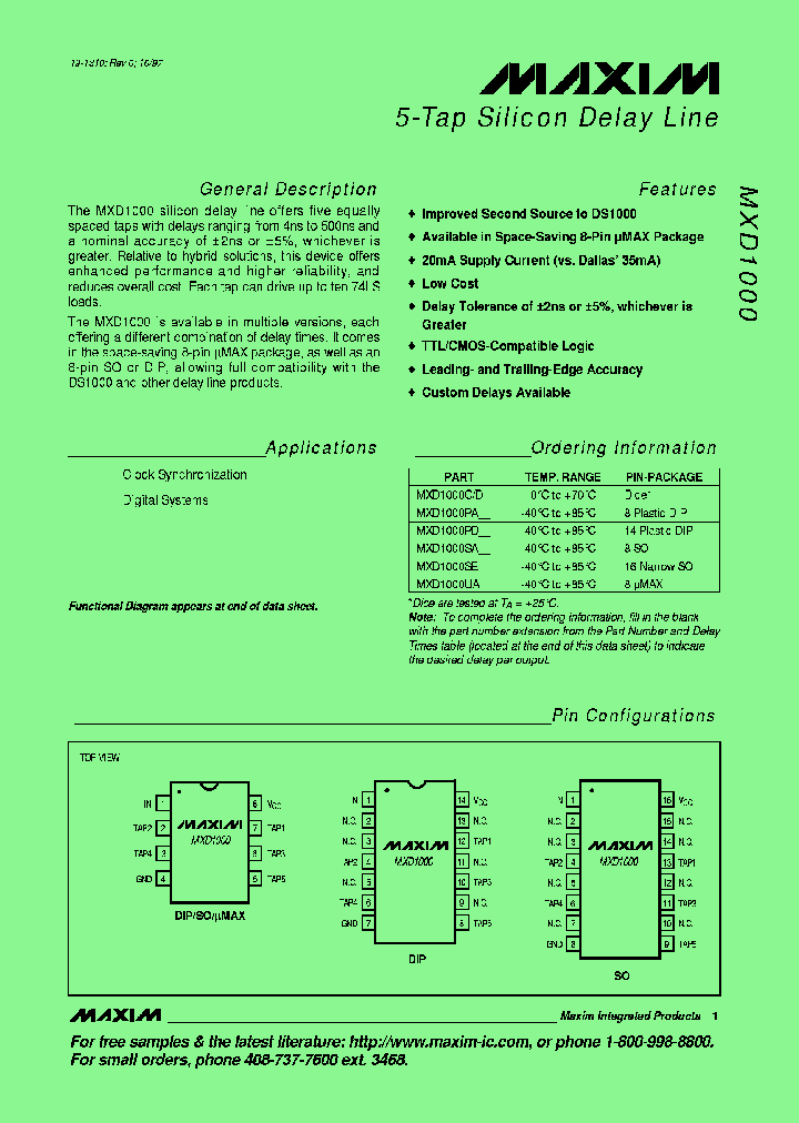 MXD1000-100PA_8145439.PDF Datasheet