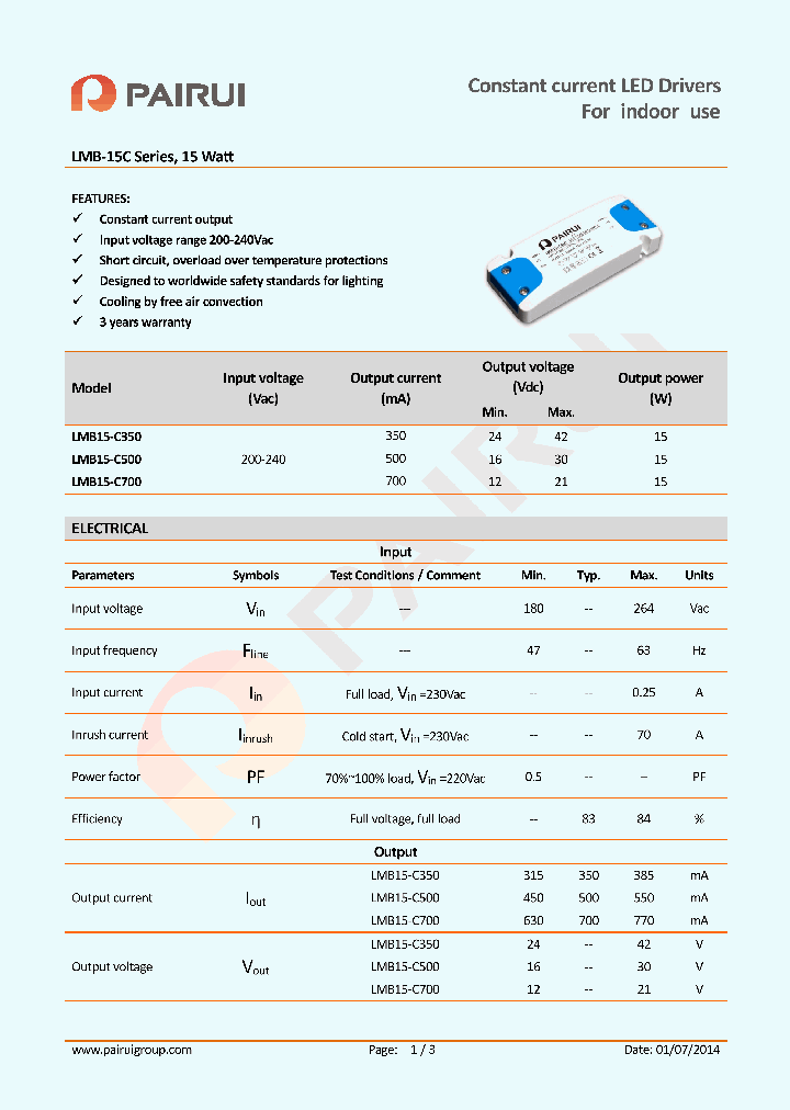 LMB15-C700_8145889.PDF Datasheet