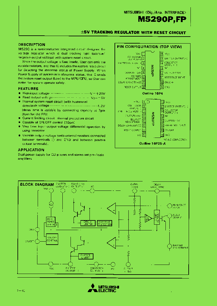 M5290FP_8145052.PDF Datasheet
