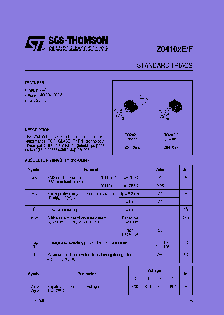 Z0410NE_8146763.PDF Datasheet