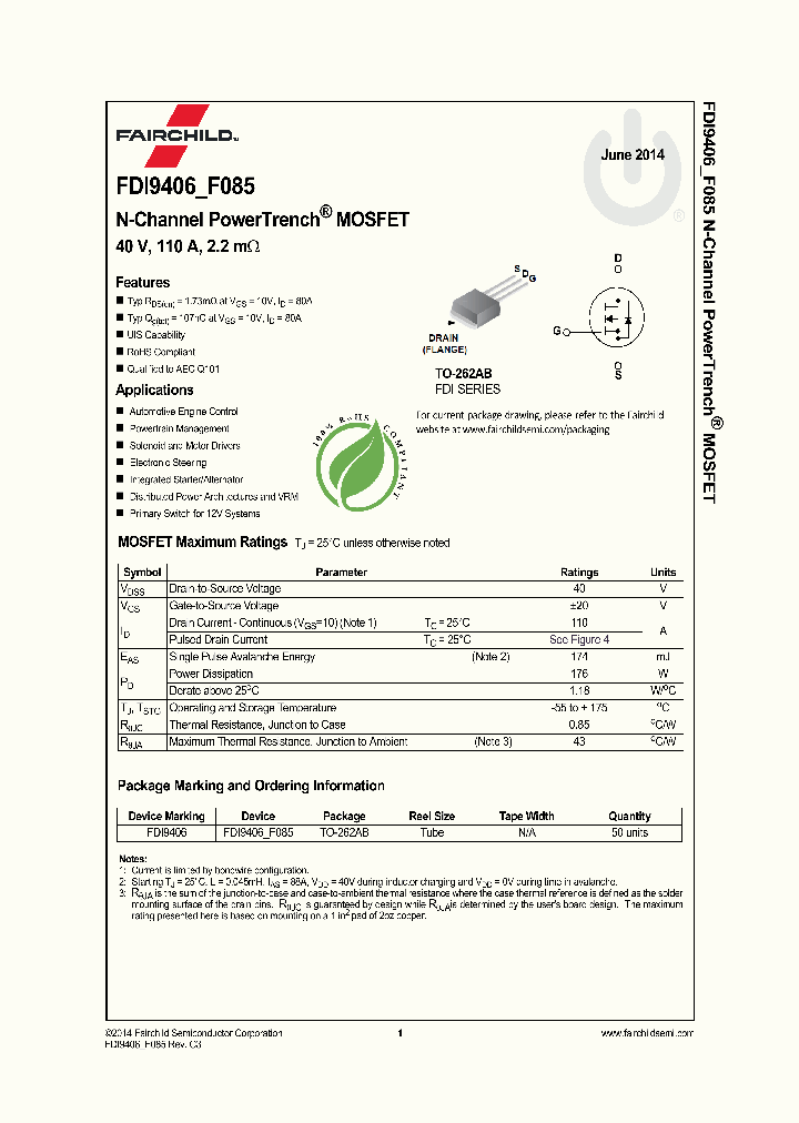FDI9406-F085_8149444.PDF Datasheet