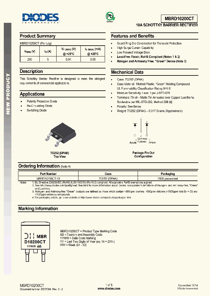 MBRD10200CT-15_8150677.PDF Datasheet