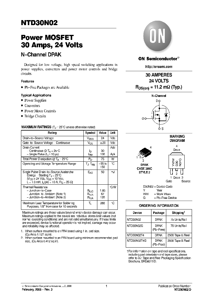 NTD30N02G_8151321.PDF Datasheet