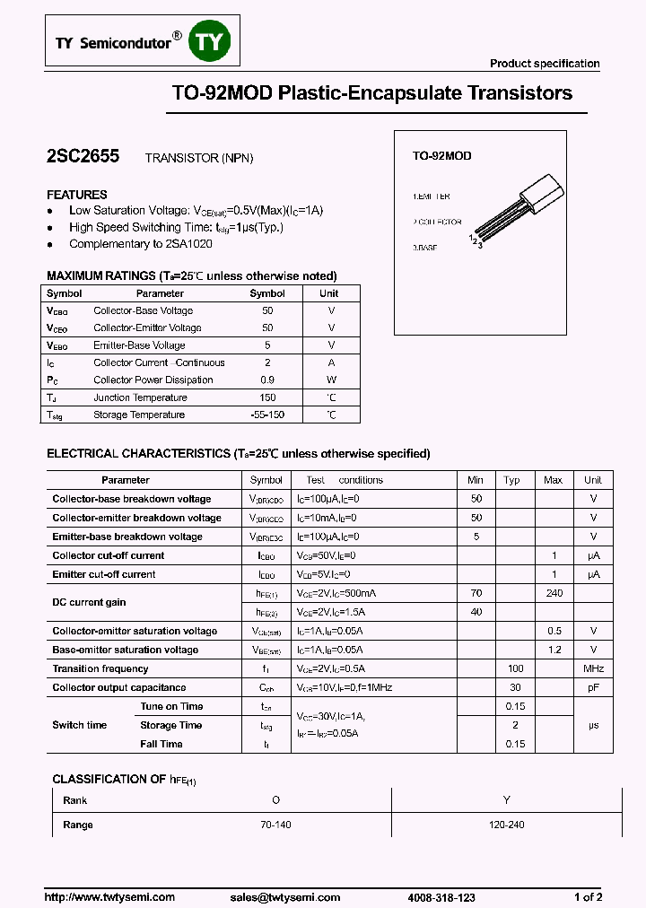2SC2655-TO92MOD_8151492.PDF Datasheet