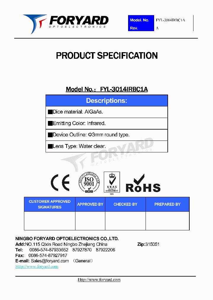 FYL-3014IRBC1A-15_8152114.PDF Datasheet