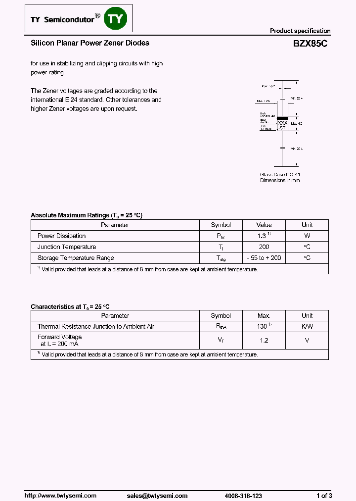 BZX85C18_8152208.PDF Datasheet