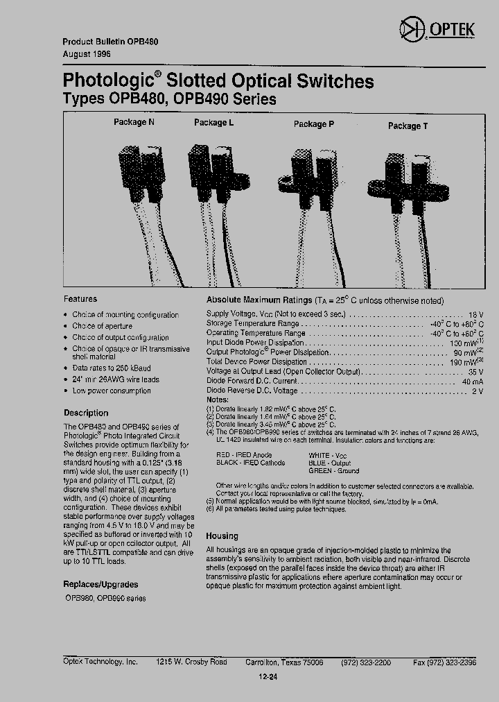 OPB493N11_8153525.PDF Datasheet