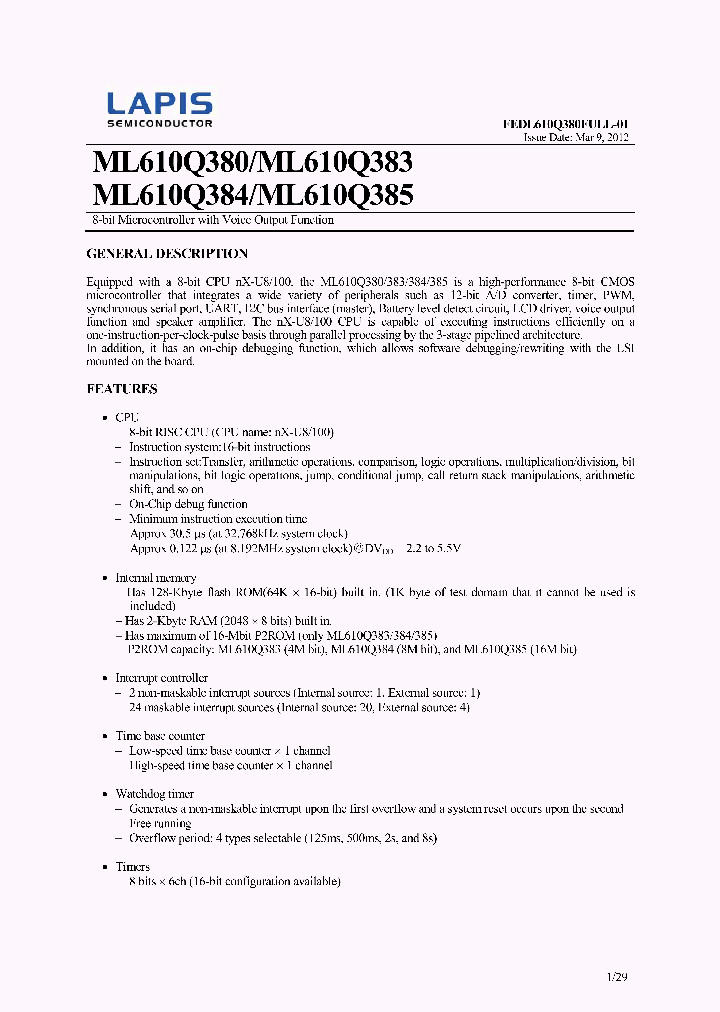 ML610Q380_8153957.PDF Datasheet