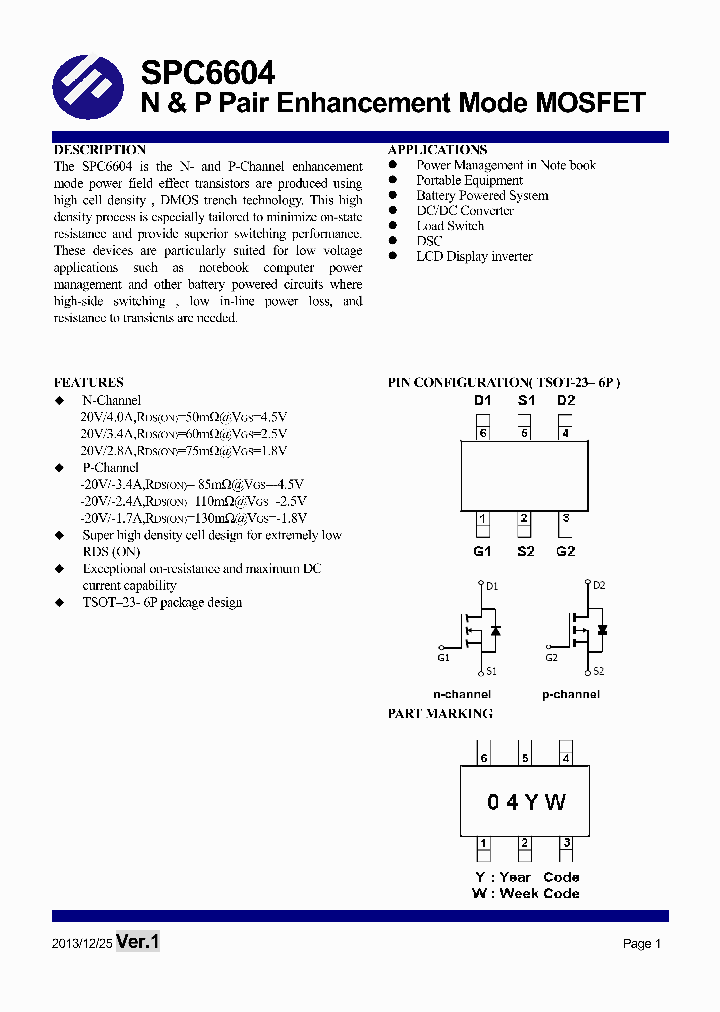 SPC6604-14_8154023.PDF Datasheet
