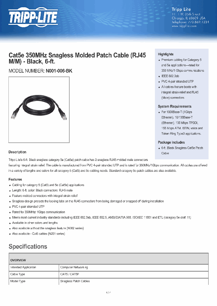 N001-006-BK_8154325.PDF Datasheet