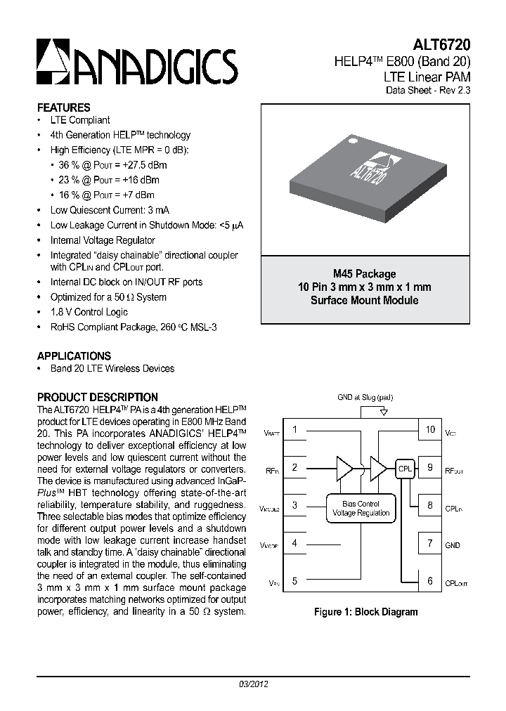 ALT6720RM45Q7_8154631.PDF Datasheet