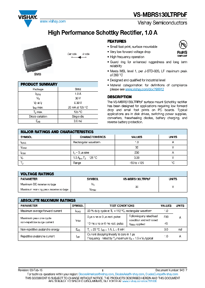VS-MBRS130LTRPBF_8156692.PDF Datasheet