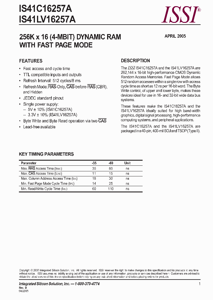 IS41LV16257A-35KL_8156508.PDF Datasheet