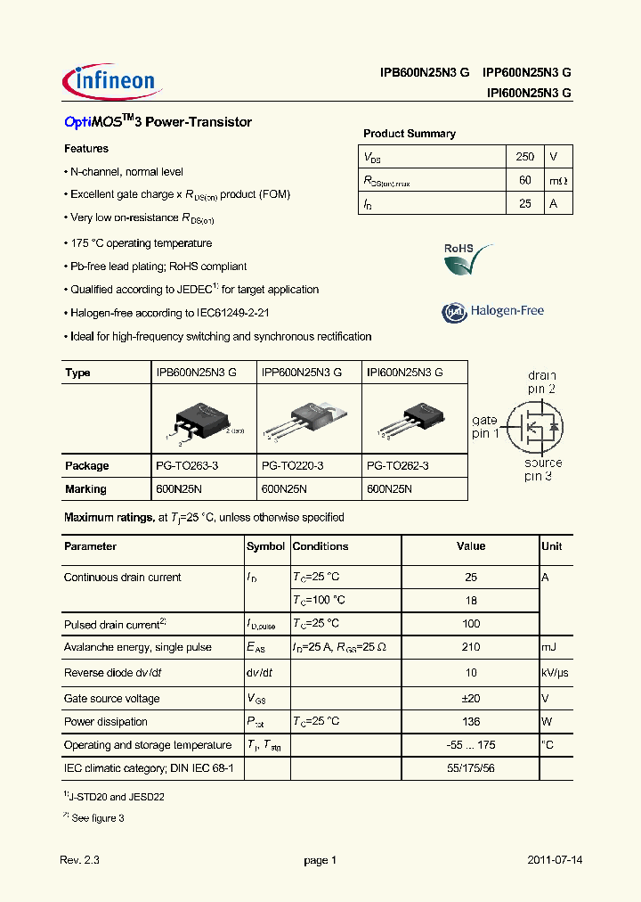IPI600N25N3G_8157188.PDF Datasheet