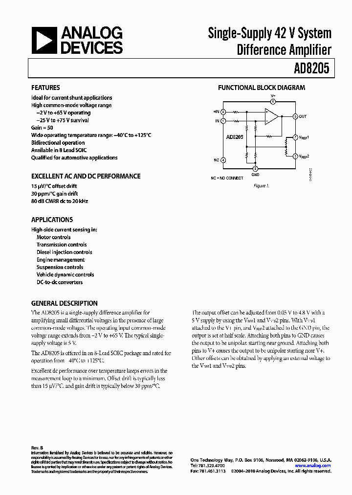 AD8205YRZ-RL_8155218.PDF Datasheet