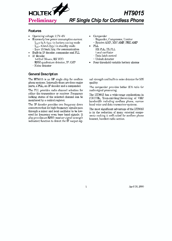 HT9015_8158726.PDF Datasheet