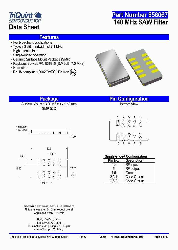 856067-15_8158780.PDF Datasheet