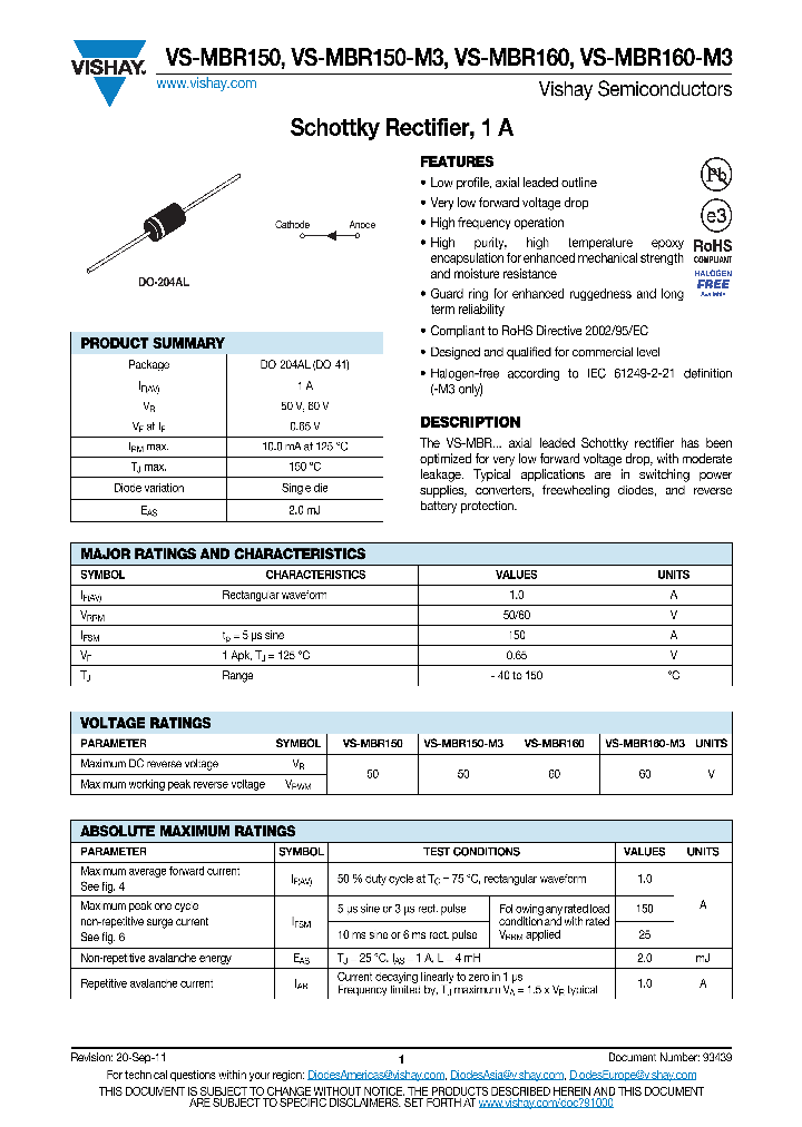 VS-MBR150_8159812.PDF Datasheet