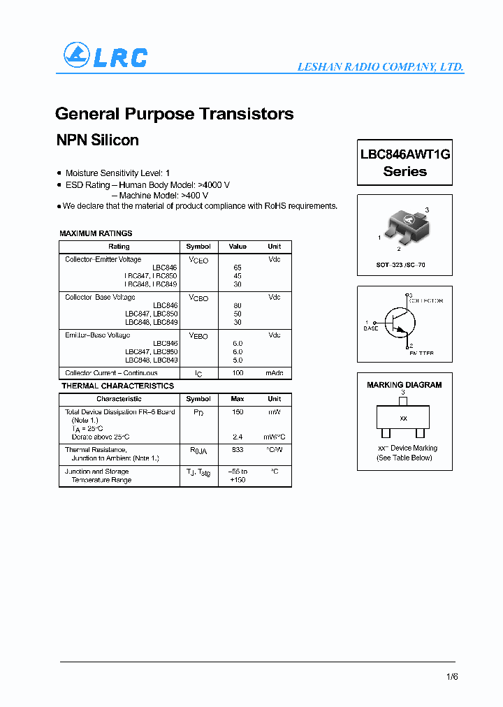LBC850BWT1G-15_8161104.PDF Datasheet