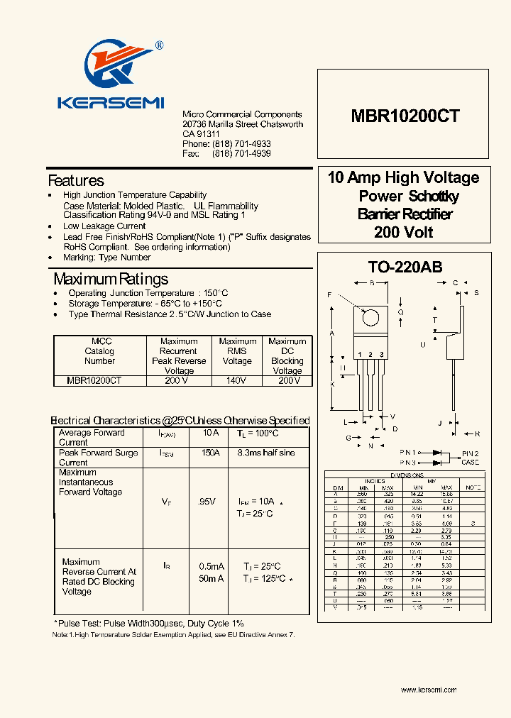 MBR10200CT_8161636.PDF Datasheet