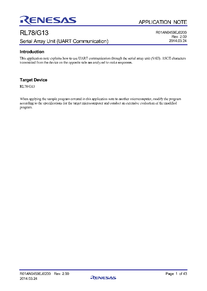 RL78G13_8161685.PDF Datasheet