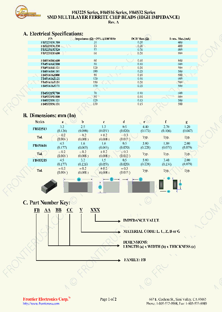 FB451616U121_8162864.PDF Datasheet
