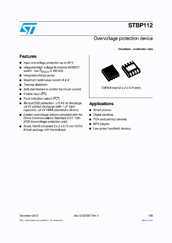 STBP112_8165066.PDF Datasheet