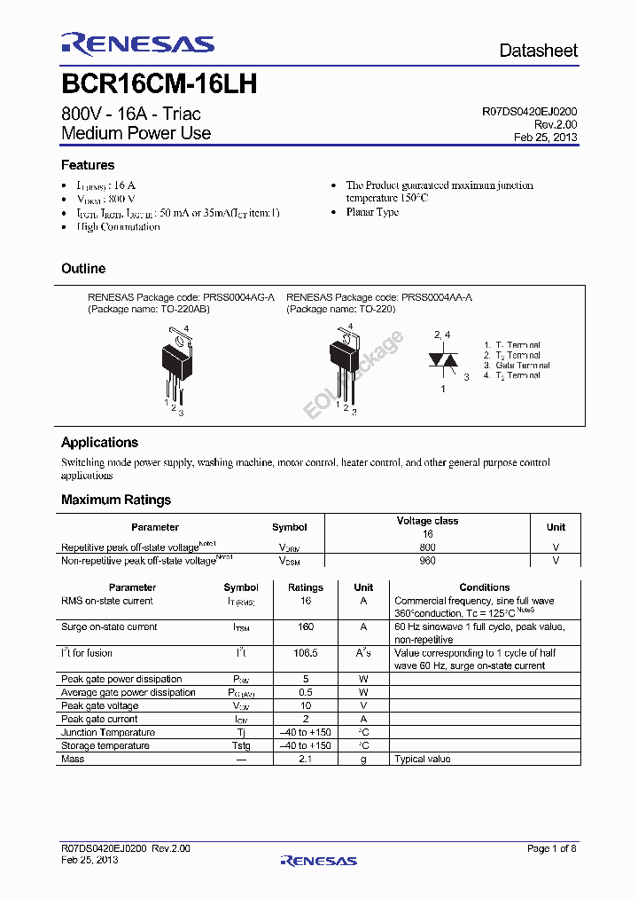 BCR16CM-16LH-15_8165111.PDF Datasheet