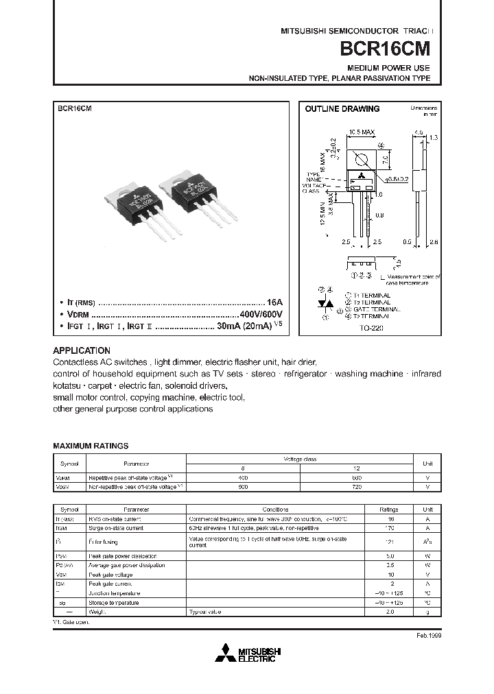 BCR16CM_8165100.PDF Datasheet