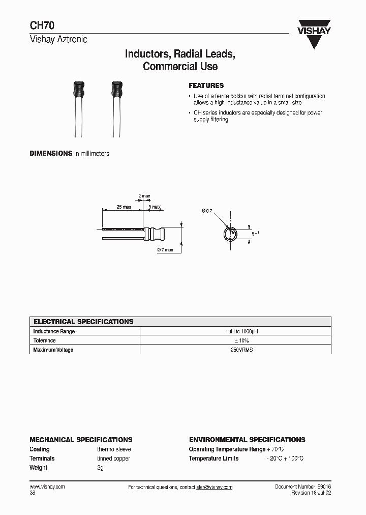 CH7015UH-10B_8168340.PDF Datasheet