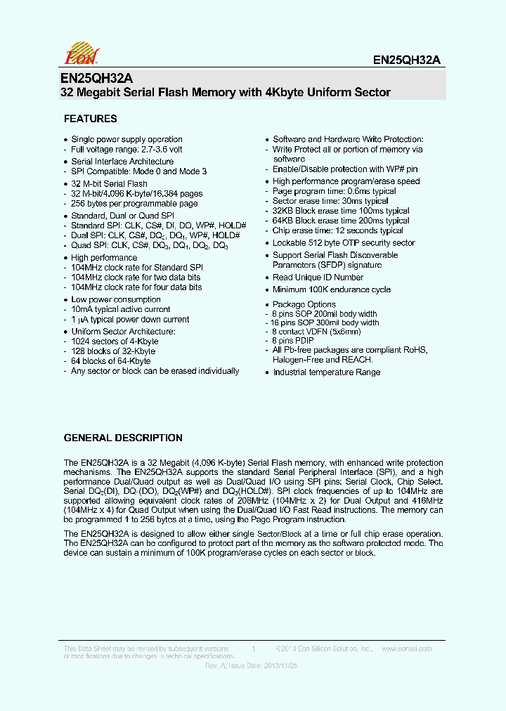 EN25QH32A_8169179.PDF Datasheet