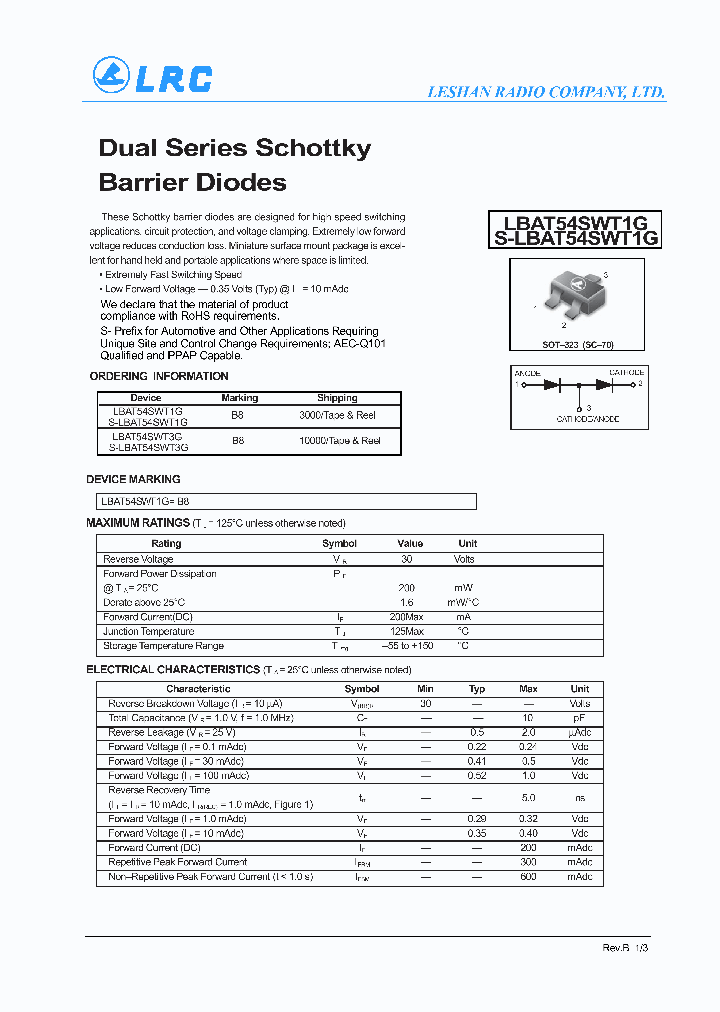 LBAT54SWT1G-15_8169271.PDF Datasheet