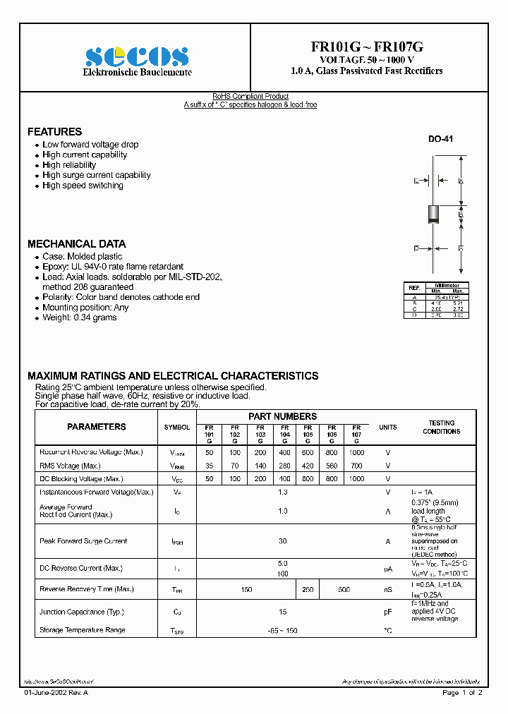 FR105G_8170323.PDF Datasheet