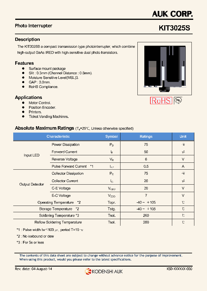 KIT3025S_8171400.PDF Datasheet