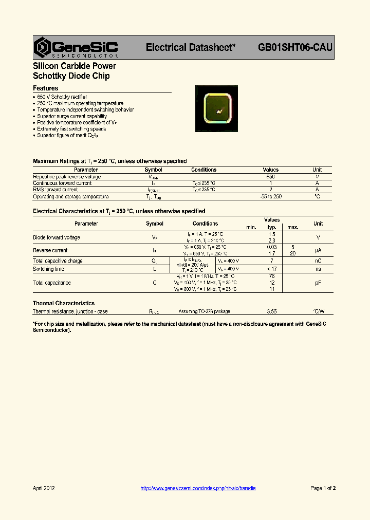 GB01SHT06-CAU_8171807.PDF Datasheet