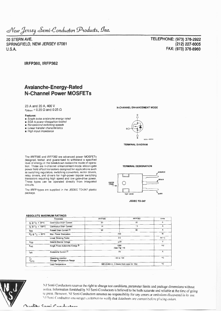 IRFP360_8172051.PDF Datasheet