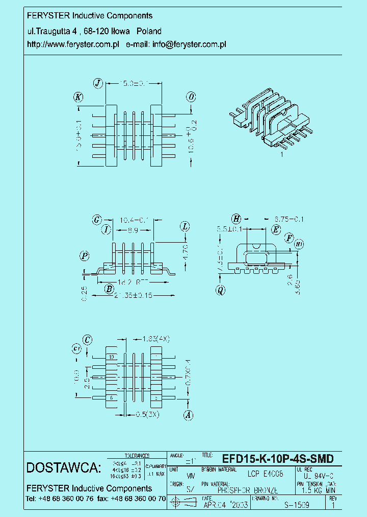 EFD15-K-10P-4S-SMD_8172206.PDF Datasheet
